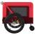 Remorcă bicicletă animale companie, roșu/negru, oxford/fier, 8 image