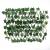 Spalier frunze struguri artificiale extensibil, verde 190x60 cm, 2 image