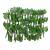 Spalier frunze struguri false extensibil 5 buc verde 180x30 cm, 2 image