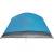 Cort de camping 4 persoane albastru, 350x280x155 cm, tafta 190t, 10 image