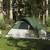 Cort de camping cupolă pentru 6 persoane, verde, impermeabil, 3 image