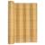 Paravan balcon maro deschis 600x100 cm poly rattan, 2 image