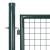 Poartă de gard din oțel, verde, 306 x 150 cm, 4 image