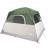 Cabină cort de camping, 4 persoane, verde, impermeabil, 2 image