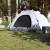 Cort de camping 5 persoane, alb opac, setare rapidă, țesătură, 3 image
