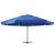 Umbrelă de soare cu stâlp aluminiu, albastru azur, 600 cm, 2 image