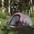 Cort de camping tunel 3 persoane, gri/portocaliu, impermeabil, 3 image