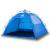 Cort camping 4 persoane albastru azur impermeabil setare rapidă, 2 image