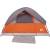 Cort de camping cupolă 3 persoane, gri/portocaliu, impermeabil, 8 image