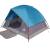 Cort de camping cupolă pentru 3 persoane, albastru, impermeabil, 5 image