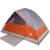 Cort de camping pentru 4 persoane, gri/portocaliu, impermeabil, 2 image