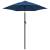 Umbrelă de soare, albastru, 200 x 224 cm, aluminiu, 2 image