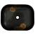 Lavoar de blat, negru, 48x37,5x13,5 cm, ceramică, dreptunghi, 6 image