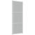 Ușă de interior, 76x201,5 cm, alb, sticlă mată și aluminiu, 2 image