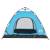 Cort de camping pentru 3 persoane, setare rapidă, albastru, 8 image