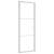 Ușă de interior, 76x201,5 cm, alb, sticlă esg și aluminiu, 2 image