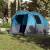 Cort de camping tunel pentru 4 persoane, albastru, impermeabil, 3 image