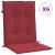 Perne cu spătar mic, 6 buc. roșu vin 100x50x3 cm textil oxford, 2 image