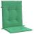 Perne cu spătar mic, 6 buc., verde, 100x50x3 cm, textil oxford, 3 image
