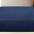 Cearșaf de pat cu elastic, bleumarin, 160x200 cm, bumbac, 2 image