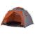 Cort camping cupolă 4 persoane, gri/portocaliu, setare rapidă, 4 image