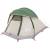 Cort de camping cupolă pentru 1 persoană, verde, impermeabil, 5 image