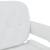 Scaune de masă pivotante, 6 buc., alb, piele ecologică, 8 image