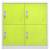 Dulapuri vestiar 5 buc. gri deschis/verde 90x45x92,5 cm oțel, 3 image