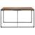 Masă de sufragerie, 140x140x75 cm, lemn masiv, finisaj sheesham, 3 image