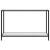 Masă consolă, alb, 120 x 35 x 75 cm, sticlă securizată, 2 image
