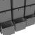 Raft 9 cuburi cu cutii, negru, 103x30x107,5 cm, material textil, 7 image