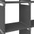 Raft expunere 12 cuburi, gri, 103x30x141 cm, material textil, 7 image