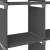 Raft expunere 9 cuburi gri 103x30x107,5 cm, material textil, 7 image
