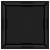 Măsuță de cafea, negru, 60x60x35 cm, sticlă securizată, 3 image