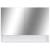 Dulap de baie cu oglindă și led-uri, alb, 80x15x60 cm, mdf, 4 image