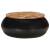Măsuță de cafea, negru, 68x68x30 cm, lemn masiv reciclat, 8 image