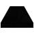 Raft perete suspendat, negru extralucios, 90x23,5x3,8 cm, mdf, 5 image