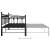 Cadru pat canapea extensibilă, negru, 90x200 cm, metal, 11 image