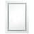 Dulap de baie cu oglindă și led, alb strălucitor, 50x13x70 cm, 4 image
