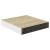 Rafturi perete suspendate 4 buc. alb/stejar 23x23,5x3,8 cm mdf, 7 image