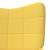 Scaun relaxare cu taburet, galben muștar, 62x68,5x96 cm, textil, 6 image