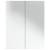 Dulap de baie cu oglindă, alb și stejar, 60x15x75 cm, mdf, 6 image