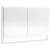 Dulap de baie cu oglindă, alb strălucitor, 80x15x60 cm, mdf, 5 image