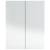 Dulap de baie cu oglindă, gri beton, 60x15x75 cm, mdf, 6 image