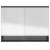 Dulap de baie cu oglindă, gri strălucitor, 80x15x60 cm, mdf, 6 image