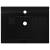 Chiuvetă dreptunghiulară ceramică, loc robinet, negru, 60x46 cm, 3 image
