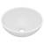Chiuvetă baie lux, alb mat, 32,5x14 cm, ceramică, rotund, 2 image