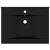 Chiuvetă baie lux, orificiu robinet negru mat 60x46 cm ceramică, 3 image