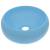 Chiuvetă baie lux albastru deschis mat 40x15 cm ceramică rotund, 2 image
