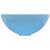 Chiuvetă baie lux albastru mat 32,5x14 cm ceramică rotund, 4 image